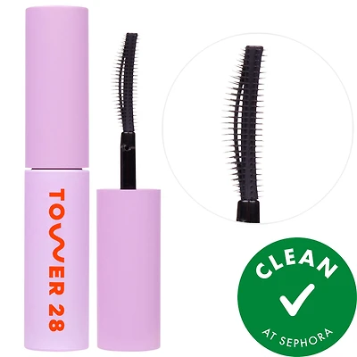 Tower 28 Beauty Mini MakeWaves Lengthening + Volumizing Mascara Jet 0.17 oz