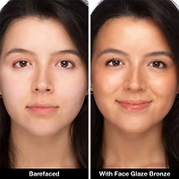 Gel-crème visage au fini bronzé avec squalane, céramides et acide hyaluronique