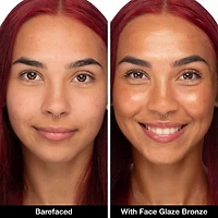 Gel-crème visage au fini bronzé avec squalane, céramides et acide hyaluronique