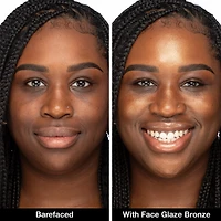 Gel-crème visage au fini bronzé avec squalane, céramides et acide hyaluronique