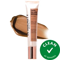 Bronze Face Glaze Gel Cream with Squalane, Ceramides & Hyaluronic Acid