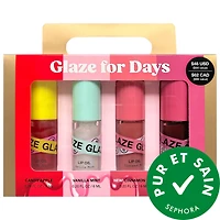 Glaze For Days 4-Piece Lip Oil Set