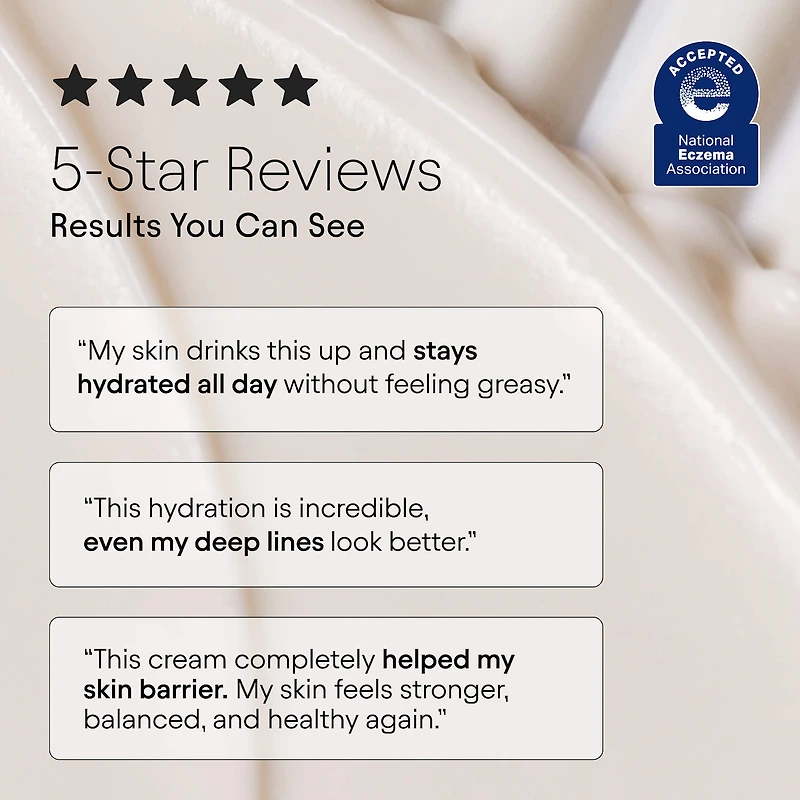 Super Peptide & Ghostberry Moisturizer for Eczema, Wrinkle and Barrier Repair