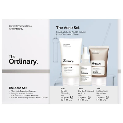 Ensemble pour peau acnéique
