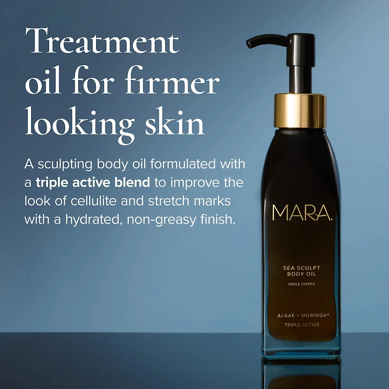 Sea Sculpt Body Oil for Firmness & Cellulite with Algae + Moringa