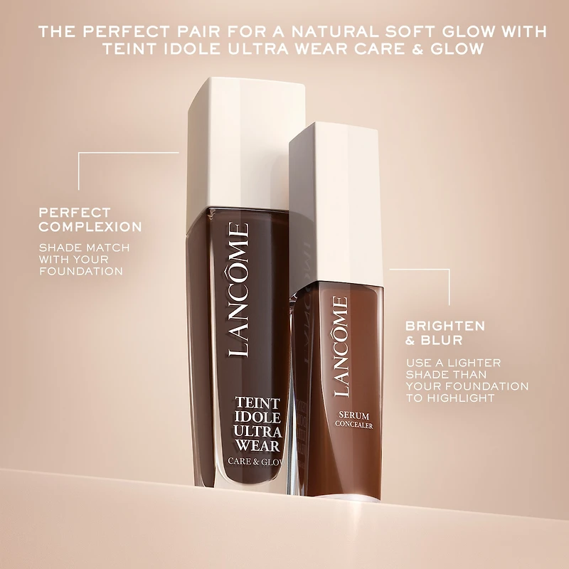 Sérum anticernes Care and Glow avec acide hyaluronique