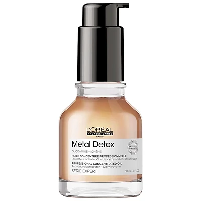 L'Oréal Professionnel Metal Detox Repair Hair Oil for Dry, Damaged Hair 1.7 oz / 50 ml