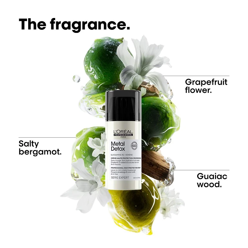 Crème coiffante sans rinçage anti-casse Metal Detox