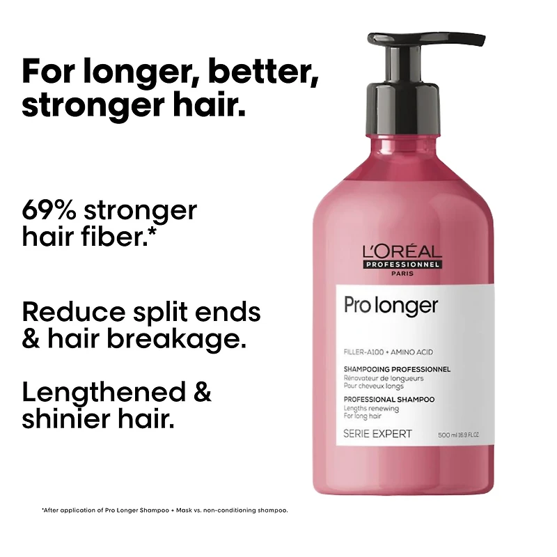 Pro Longer Hair Thickening Shampoo for Split Ends