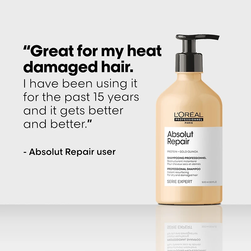 Shampooing Absolut Repair pour cheveux abîmés