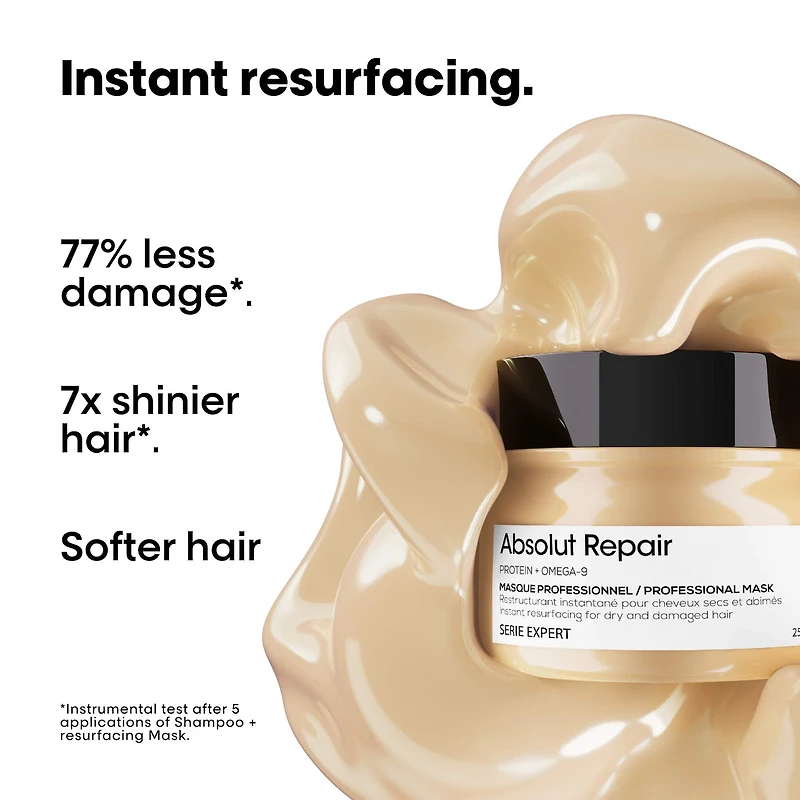 Masque capillaire de protéines réparateur Absolut