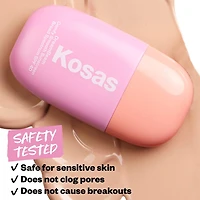 Écran solaire minéral sans silicone DreamBeam FPS 40 avec céramides et peptides