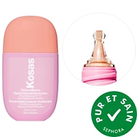 Écran solaire minéral sans silicone DreamBeam FPS 40 avec céramides et peptides