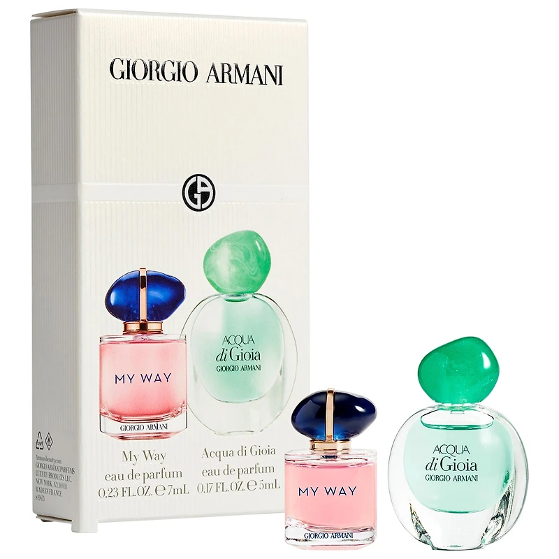 Miniensemble de parfum My Way et Acqua di Gioia