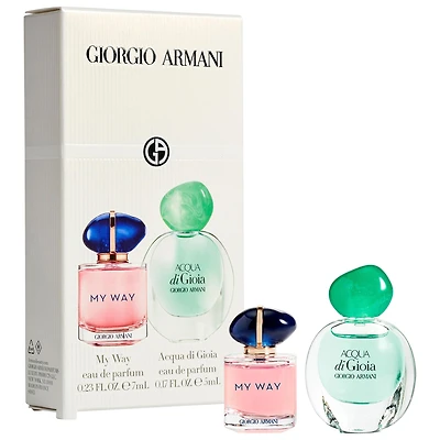 Miniensemble de parfum My Way et Acqua di Gioia
