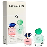 Miniensemble de parfum My Way et Acqua di Gioia