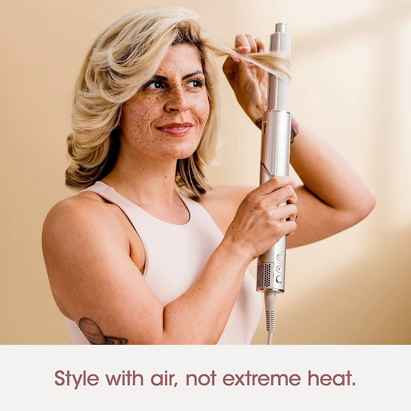 Sèche-cheveux et outil polyvalent de coiffage FlexStyle™ de Shark pour les cheveux droits et ondulés