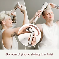 Sèche-cheveux et outil polyvalent de coiffage FlexStyle™ de Shark pour les cheveux droits et ondulés
