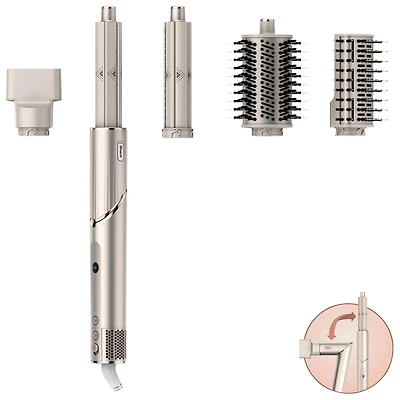 Sèche-cheveux et outil polyvalent de coiffage FlexStyle™ de Shark pour les cheveux droits et ondulés