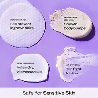 Ensemble-cadeau des fêtes d’essentiels pour le corps Smooth Skin Season