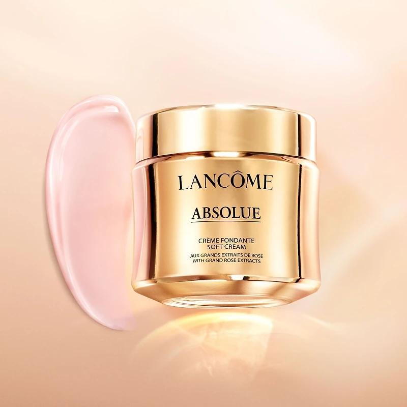 Ensemble des fêtes régénérateur contenant la crème fondante Absolue et une recharge avec extraits de Grand Rose.