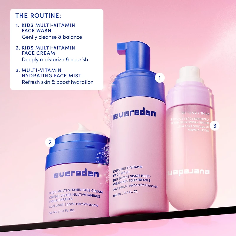 Kids Multi-Vitamin Face Cream with Vitamin E, B3, B5 (Niacinamide) & Squalane