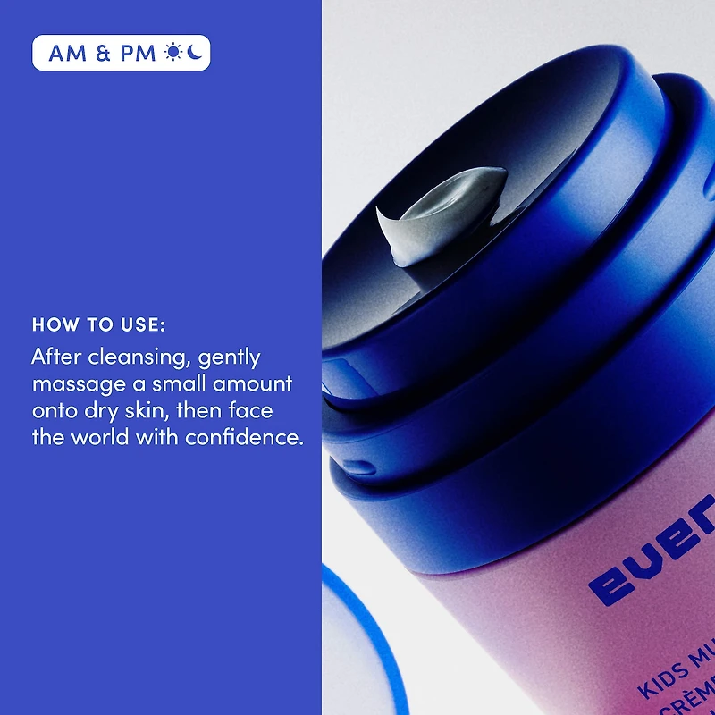 Kids Multi-Vitamin Face Cream with Vitamin E, B3, B5 (Niacinamide) & Squalane