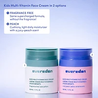 Crème visage multivitaminée pour enfants avec vitamine E, B3, B5 (niacinamide) et squalane