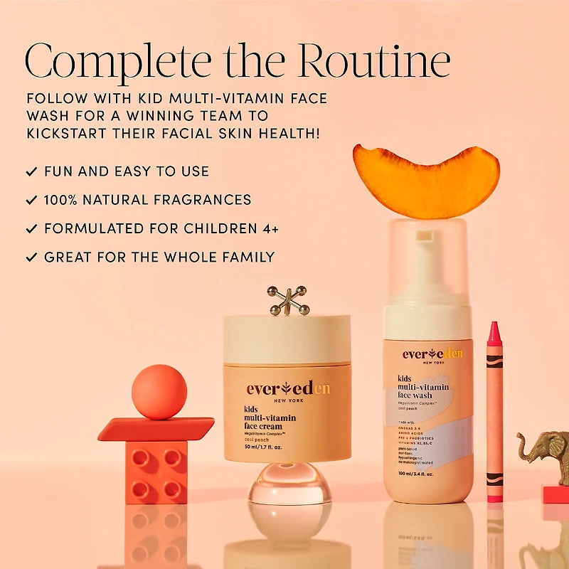 Crème pour le visage multivitamines pour enfants