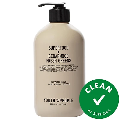 Youth To The People Superfood Omega Hand + Body Lotion with Kale + Green Tea null