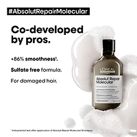 Shampoing Absolut Repair à réparation moléculaire pour cheveux très abîmés