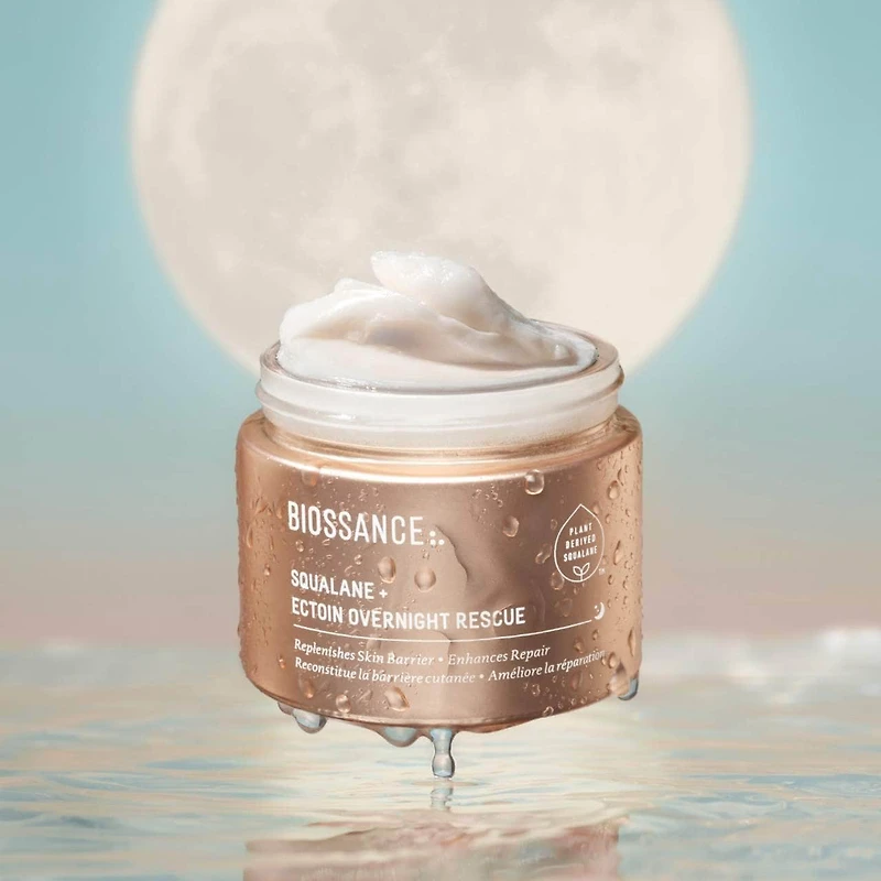 Ectoin Overnight Rescue Deep Repair Night Moisturizer + Squalane