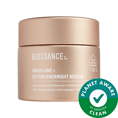 Biossance Ectoin Overnight Rescue Deep Repair Night Moisturizer + Squalane 1.69 oz/50 mL