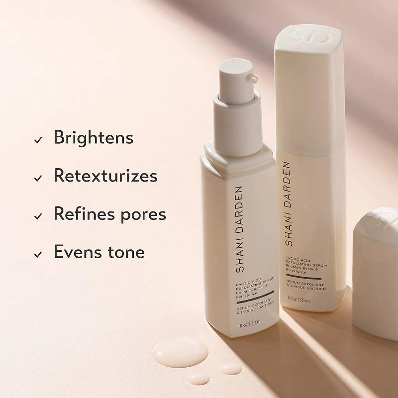 Sérum exfoliant à base d’acide lactique AHA