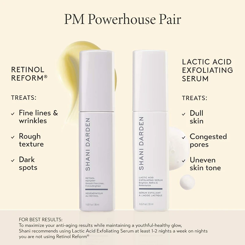 Sérum exfoliant à base d’acide lactique AHA