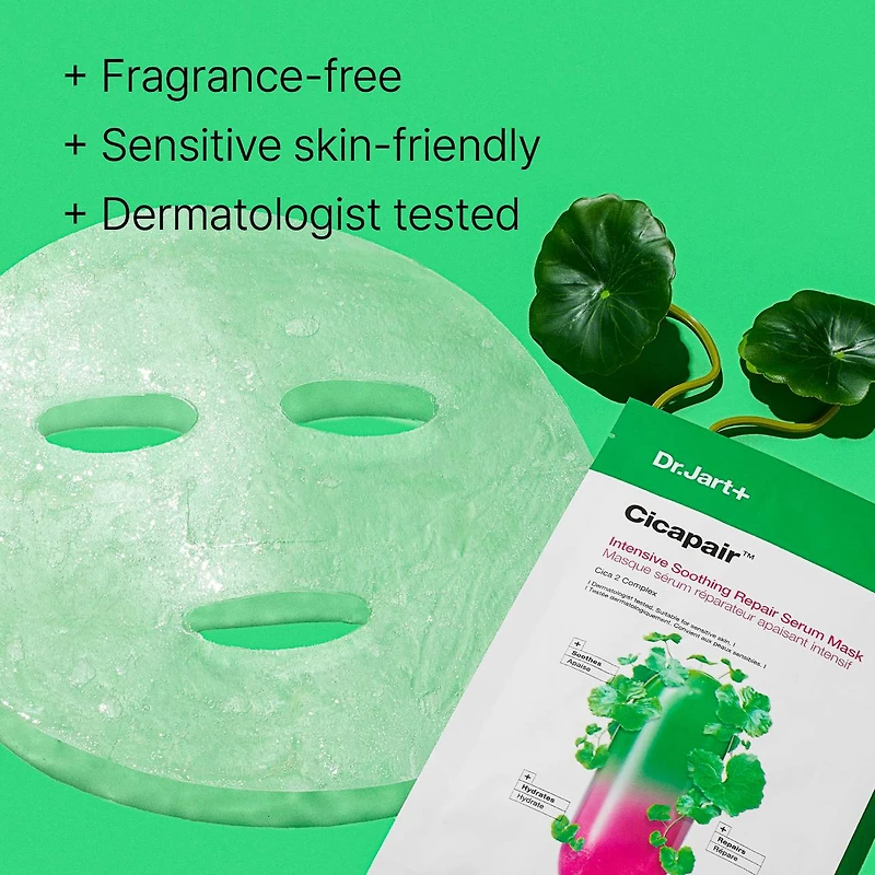 Masque visage sérum peau sensible Cicapair pour les rougeurs  						