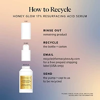 Honey Glow 17% AHA + BHA Resurfacing Acid Serum