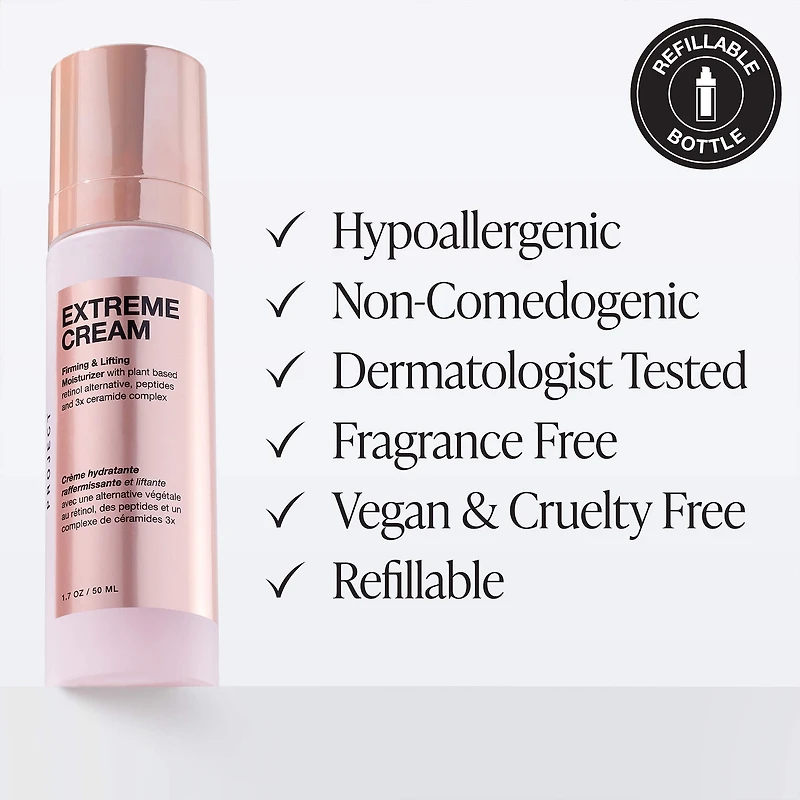 Extreme Cream Anti-Aging, Firming, & Lifting Refillable Moisturizer