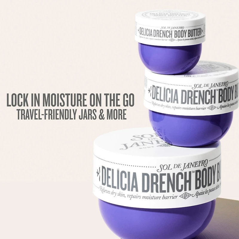 Delícia Drench™ Deeply Moisturizing Body Butter for Dry Skin