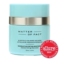 MAXIMALIST AGE-DEFYING RICH MOISTURIZER with 4% Peptide & Hyaluronic Acid Blend
