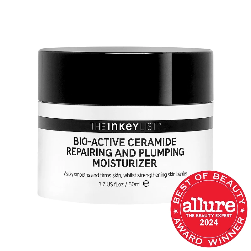 The INKEY List Bio-Active Ceramide Repairing and Plumping Moisturizer + Barrier Strengthening 1.7 oz