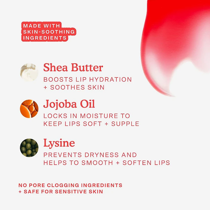 Baume de soin teinté hydratant pour les lèvres LipSoftie™