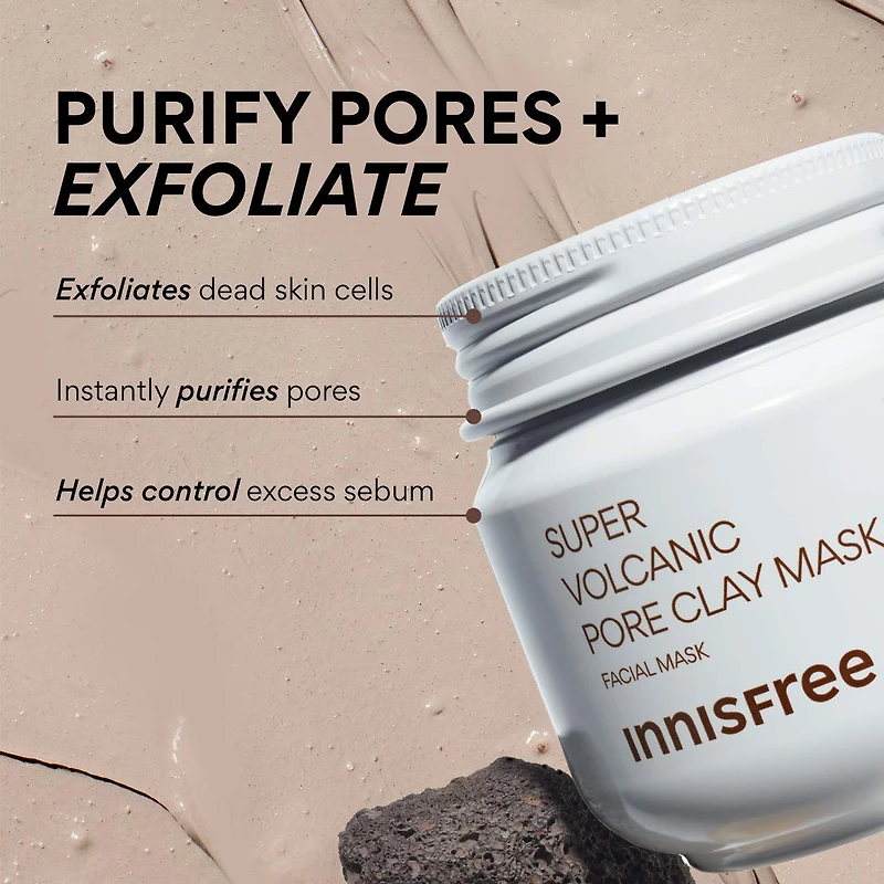 Super Volcanic AHA Pore Clearing Clay Mask