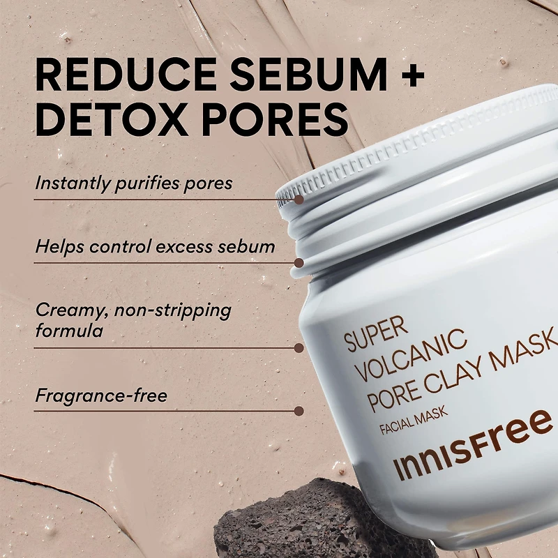Super Volcanic AHA Pore Clearing Clay Mask