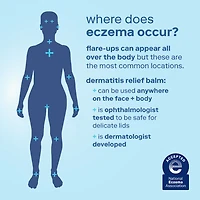 eczema+ Dermatitis Ceramide Face + Body Cream