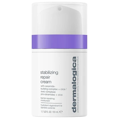 Dermalogica Stabilizing Repair Cream Moisturizer with Cica & Ceramide-Building Complex for Sensitive Skin, Redness & Barrier Repair 1.7 oz / 50 ml