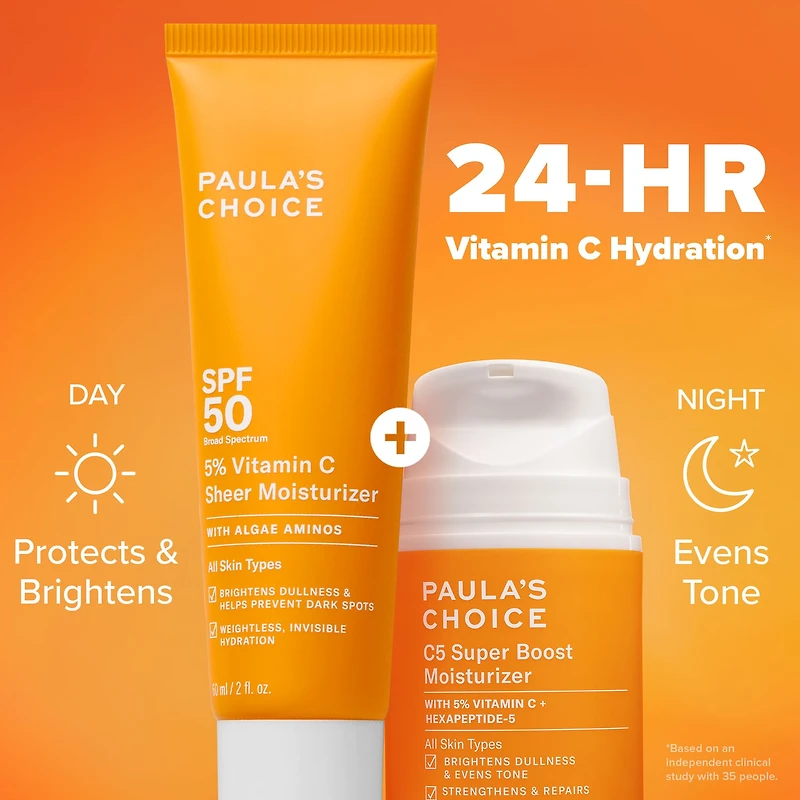 5% Vitamin C Sheer Facial Moisturizer SPF 50