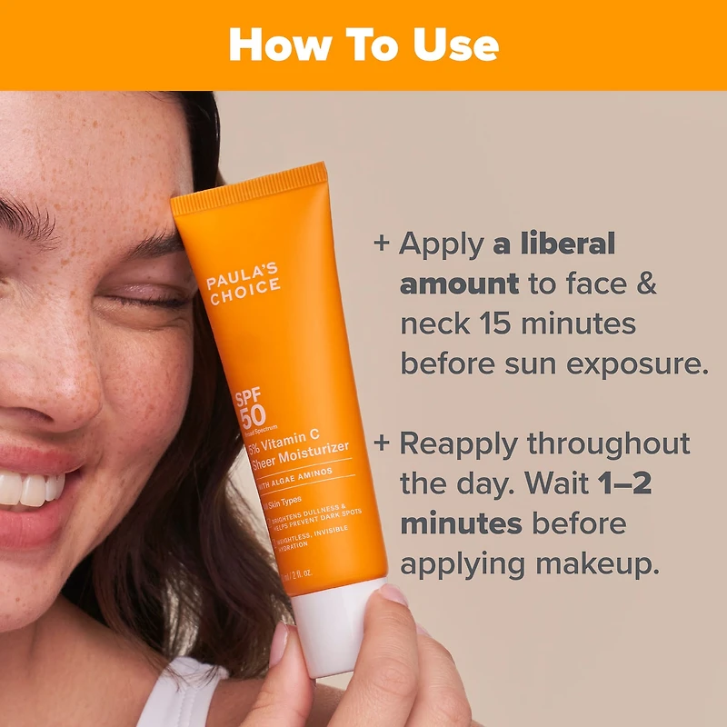 5% Vitamin C Sheer Facial Moisturizer SPF 50