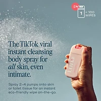 The Everywhere Spray-To-Wipe - Hydrating with Prebiotics, Vitamins and Omegas for Dry Skin