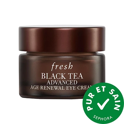 fresh Crème contour des yeux antiâge BT Matrix à base de thé noir avec alternative au rétinol 0.5 oz / 15 ml